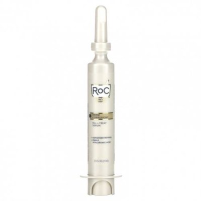 RoC, Derm Correxion, Fill + Treat Serum, Advanced Retinol & Triple Hyaluronic Acid, 0.5 fl oz (15 ml) Антивозрастное и укрепляющее / Аптека | V4.Market