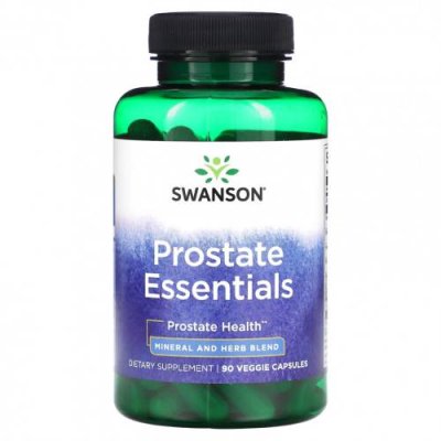 Swanson, Prostate Essentials, 90 растительных капсул Предстательная железа / Аптека | V4.Market