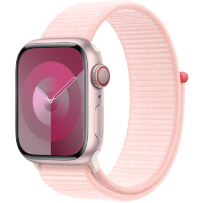 Умные часы  Apple Watch Series 9, 41 мм, Sport Loop, Pink, size L / Все умные часы | Электроника | V4.Ru: Маркетплейс