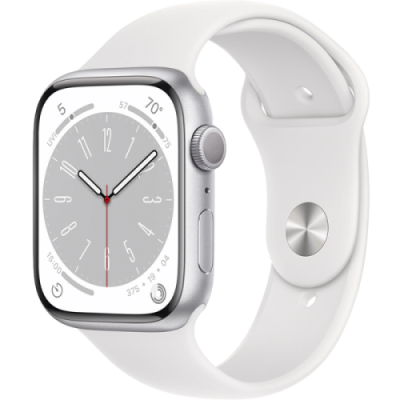 Умные часы  Apple Watch Series 8, 45 мм, M/L, Silver Aluminium / Все умные часы | Электроника | V4.Ru: Маркетплейс