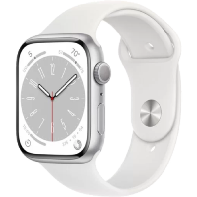 Умные часы  Apple Watch Series 8, 41 мм, White Sport Band, Silver Aluminium, Size M/L (MP6M3) / Все умные часы | Электроника | V4.Ru: Маркетплейс