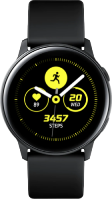 Умные часы  Samsung Galaxy Watch Active, черный сатин (SM-R500NZKASER) / Все умные часы | Электроника | V4.Ru: Маркетплейс