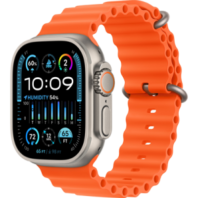 Умные часы  Apple Watch Ultra 2, 49 мм, Ocean Band, Orange (MRF83) / Все умные часы | Электроника | V4.Ru: Маркетплейс