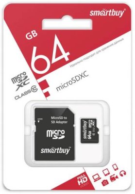 Карта памяти MicroSDHC Smartbuy / Карты памяти | Электроника | V4.Ru: Маркетплейс