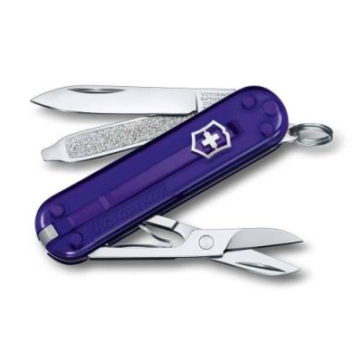 Нож Victorinox Classic SD Colors, Persian Indigo (0.6223.T29G) фиолетовый полупрозрачный, 7 функций 58мм / Раскладные | Товары для дома | V4.Ru: Маркетплейс