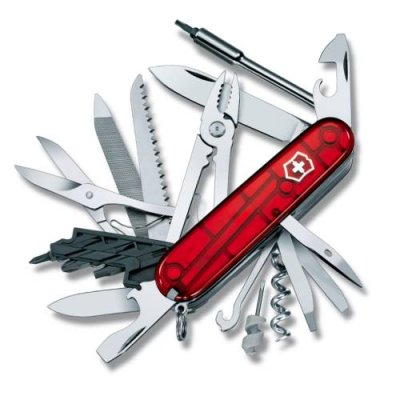 Швейцарский нож Victorinox CyberTool, сталь X55CrMo14, рукоять Cellidor®, красный / Раскладные | Товары для дома | V4.Ru: Маркетплейс