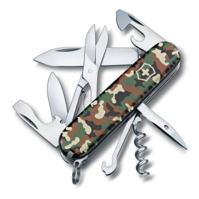 Нож перочинный Victorinox CLIMBER, сталь X55CrMo14, рукоять Cellidor®, камуфляж / Раскладные | Товары для дома | V4.Ru: Маркетплейс