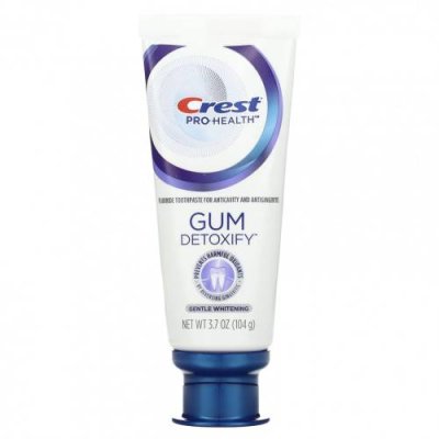 Crest, Pro Health, Gum Detoxify, зубная паста с фтором, мягкое отбеливание, 104 г (3,7 унции) Отбеливание / Аптека | V4.Market