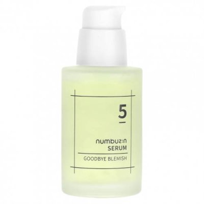 Numbuzin, Goodbye Blemish Serum, № 5, 50 мл (1,69 жидк. Унции) Акне и пятна / Аптека | V4.Market