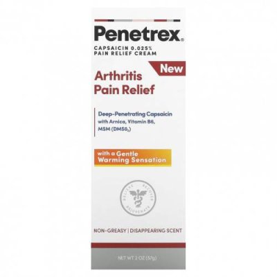 Penetrex, Artritis, обезболивающее, 57 г (2 унции) Средства для местного применения и мази / Аптека | V4.Market