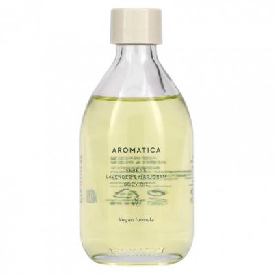 Aromatica, Масло для тела с лавандой и майораном Serene, 100 мл (3,3 жидк. Унции) Соли и масла для ванн / Аптека | V4.Market