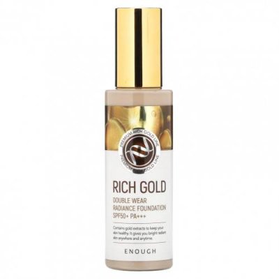 Enough, Rich Gold, тональная основа Double Wear Radiance SPF50 + PA +++, № 13, 100 г (3,53 унции) Тональная основа / Аптека | V4.Market