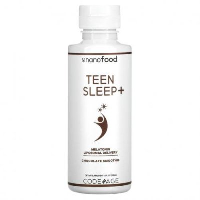 Codeage, Teen Sleep +, шоколадный смузи, 225 мл (8 жидк. Унций) Детские добавки для сна / Аптека | V4.Market