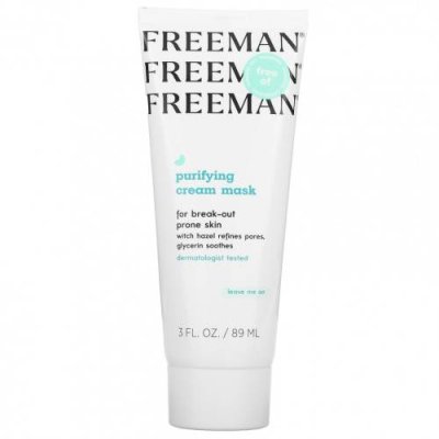 Freeman Beauty, Очищающая крем-маска, 89 мл (3 жидк. Унции) Маски против акне и пятен / Аптека | V4.Market