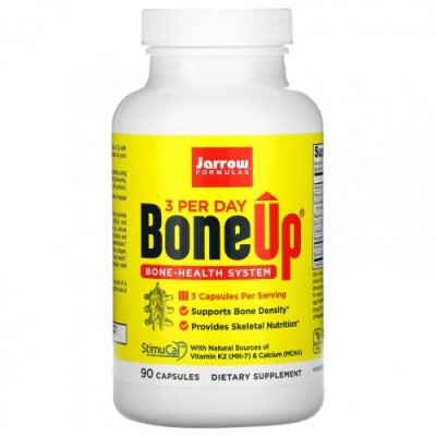 Jarrow Formulas, Bone-Up, три раза в день, 90 капсул Формулы для Костей / Аптека | V4.Market