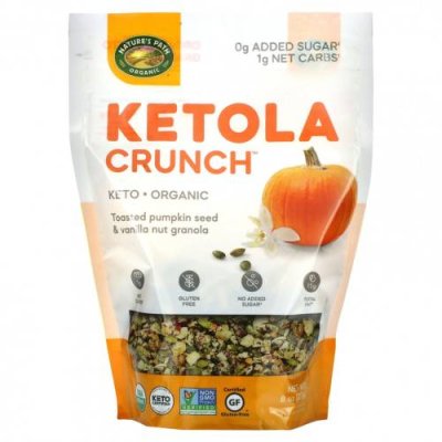 Nature's Path, Organic Ketola Crunch, гранола из тыквенных семечек и ванили, 227 г (8 унций) Гранола / Аптека | V4.Market