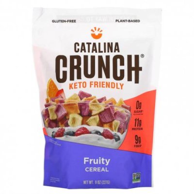 Catalina Crunch, Keto Friendly, фруктовые хлопья, 227 г (8 унций) Хлопья / Аптека | V4.Market