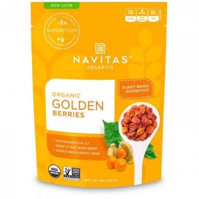 Navitas Organics, Органический сушеный физалис, 227 г (8 унций) Физалис / Аптека | V4.Market