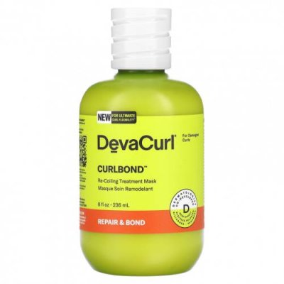 DevaCurl, Curlbond, восстанавливающая маска для волос, 236 мл (8 жидк. Унций) Уход за волосами и кожей головы / Аптека | V4.Market