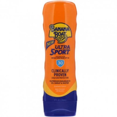 Banana Boat, Солнцезащитный лосьон Ultra Sport, с широким спектром защиты с SPF 30+, 236 мл Солнцезащитные средства / Аптека | V4.Market