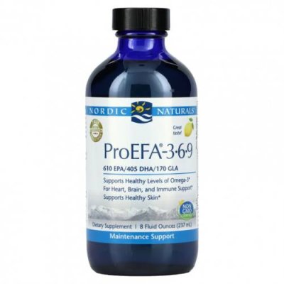 Nordic Naturals, ProEFA - 3-6-9, лимон, 237 мл (8 жидк. унций) Незаменимые жирные кислоты, комбинации омега-3, -6 и -9 / Аптека | V4.Market