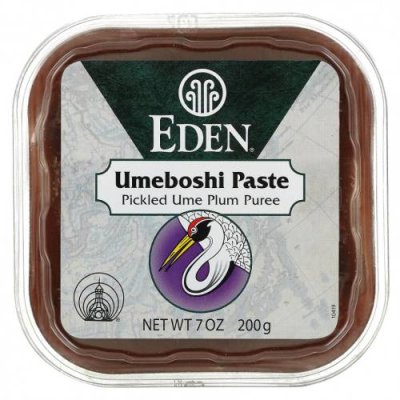 Eden Foods, паста умэбоси, пюре из маринованной японской сливы умэ, 200 г (7 унций) Слива и чернослив / Аптека | V4.Market