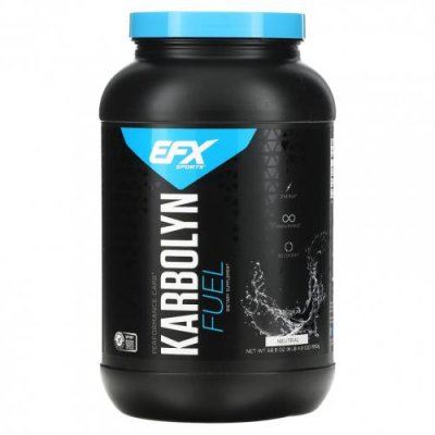 EFX Sports, добавка Karbolyn Fuel, с нейтральным вкусом, 1950 г (68,2 фунта) Углеводные порошки / Аптека | V4.Market