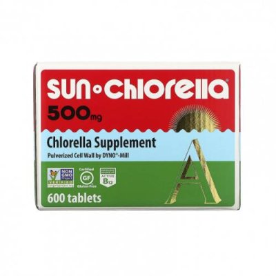 Sun Chlorella, хлорелла, 500 мг, 600 таблеток Хлорелла / Аптека | V4.Market