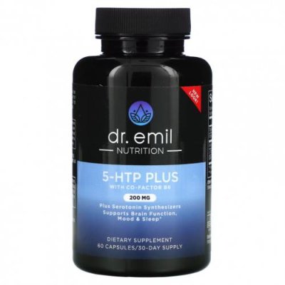 Dr Emil Nutrition, 5-HTP Plus, 200 мг, 60 капсул 5-HTP (гидрокситриптофан) / Аптека | V4.Market