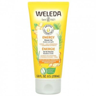 Weleda, Aroma Essentials, энергетический гель для душа, 200 мл (6,8 жидк. Унции) Гель для тела и гель для душа / Аптека | V4.Market