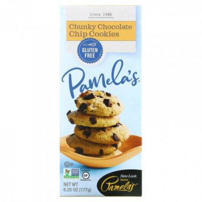 Pamela's Products, Cookie, шоколадная крошка, 177 г (6,25 унции) Печенье / Аптека | V4.Market