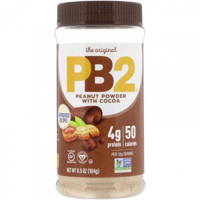 PB2 Foods, PB2, арахисовая паста с порошком с какао, 184 г (6,5 унции) Арахис / Аптека | V4.Market