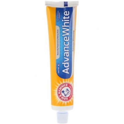 Arm & Hammer, Advance White, Baking Soda & Peroxide Toothpaste, Extreme Whitening with Stain Defense, 6.0 oz (170 g) Отбеливание / Аптека | V4.Market