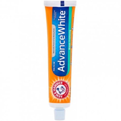 Arm & Hammer, AdvanceWhite, Зубная паста, освежающая дыхание, зимняя мята, 6,0 унций (170 г) Отбеливание / Аптека | V4.Market