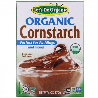 Edward & Sons, Edward & Sons, Let's Do Organic, Organic Cornstarch, 6 oz (170 g) Крахмалы / Аптека | V4.Market