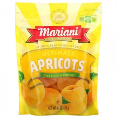 Mariani Dried Fruit, Premium, Ultimate Apricots, 6 oz ( 170 g) Фруктовые и овощные закуски / Аптека | V4.Market