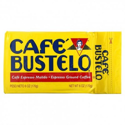 Caf? Bustelo, Молотый кофе эспрессо, 6 унций (170 г) Эспрессо / Аптека | V4.Market