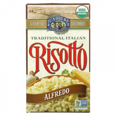 Lundberg, Традиционный итальянский ризотто, альфредо, 156 г (5,5 унции) Рис / Аптека | V4.Market