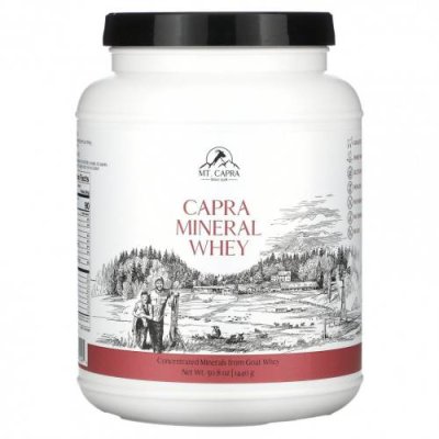 Mt. Capra, Capra Mineral Whey, 1440 г (50,8 унции) Козий белок / Аптека | V4.Market