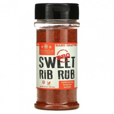 The Spice Lab, Sweet Rib, растирание, 164,4 г (5,8 унции) Приправы для гриля / Аптека | V4.Market