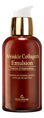 Антивозрастная эмульсия для лица с коллагеном Wrinkle Collagen Emulsion 130мл / Сыворотки / Эмульсии | Товары для красоты | V4.Ru: Маркетплейс