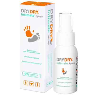 DRY DRY Средство косметическое для интимной гигиены / Intimate Spray 50 мл / Спреи | Товары для красоты | V4.Ru: Маркетплейс