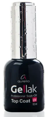 AURELIA Покрытие верхнее / Soak-off Top Coat GELLAK 10 мл / Топы | Товары для красоты | V4.Ru: Маркетплейс