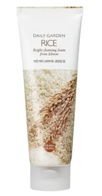 HOLIKA HOLIKA Пенка очищающая с рисом Дейли Гарден / Daily Garden Rice Bright cleansing foam from Icheon 120 мл / Пенки | Товары для красоты | V4.Ru: Маркетплейс