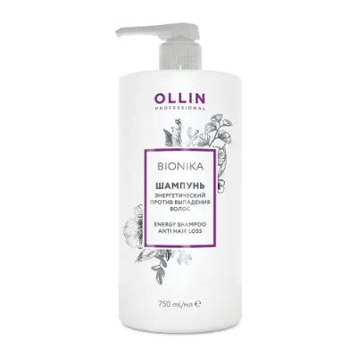 OLLIN PROFESSIONAL Шампунь энергетический против выпадения волос / BioNika Energy Shampoo Anti Hair Loss 750 мл / Шампуни | Товары для красоты | V4.Ru: Маркетплейс