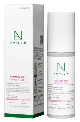 AMPLE:N Спрей-мист ампульный с церамидами / CERAMIDE SHOT AMPOULE MIST 80 мл / Мисты | Товары для красоты | V4.Ru: Маркетплейс