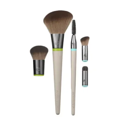 ECOTOOLS Набор кистей для макияжа (5 сменных насадок + 2 ручки) Interchangeables Daily Essentials Total Face Kit / Наборы | Товары для красоты | V4.Ru: Маркетплейс