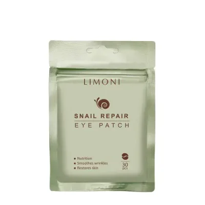 LIMONI Патчи для век восстанавливающие с экстрактом секреции улитки / Snail Repair Eye Patch 30 шт / Патчи | Товары для красоты | V4.Ru: Маркетплейс