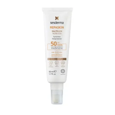 SESDERMA Средство солнцезащитное с нежностью шелка для лица / Repaskin Silk Touch Facial Sunscreen SPF 50 50 мл / Кремы | Товары для красоты | V4.Ru: Маркетплейс