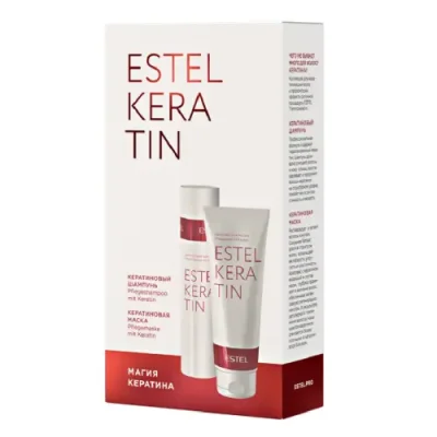 ESTEL PROFESSIONAL Набор ESTEL KERATIN (шампунь 250 мл + маска 200 мл) / Наборы | Товары для красоты | V4.Ru: Маркетплейс